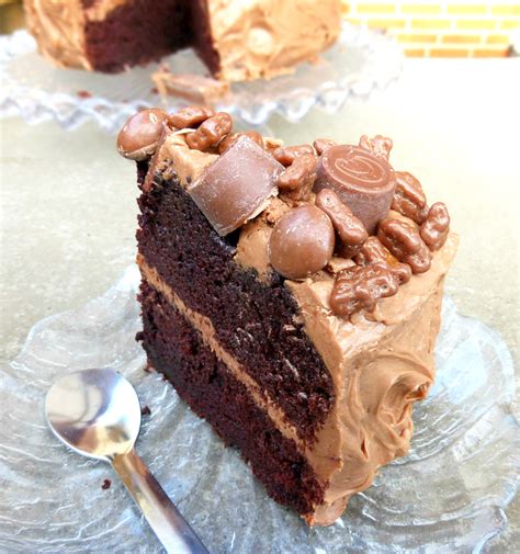 Chocolate Overload Layer Cake With Nutella Cream Cheese Frosting