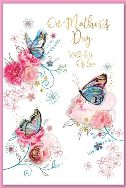 Mother Day Butterfly T Card