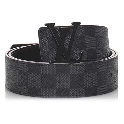 Louis Vuitton Belt Black Grey Walden Wong
