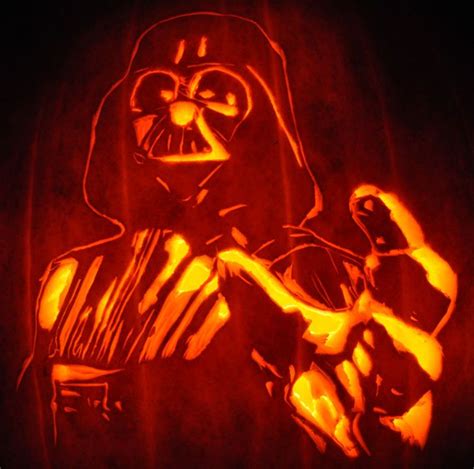 Pumpkin Carving Darth Vader Star Wars Justin Too Funny That It