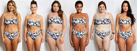 Women Different Shapes Wearing The Same Size Bikini Healthy Is