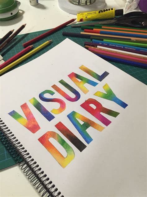 Visual Diary Cover Diy Stationery