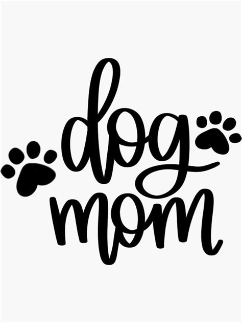 Dog Mom Sticker by Mvillstyles in 2022 | Dog mom quotes, Dog mom, Dog