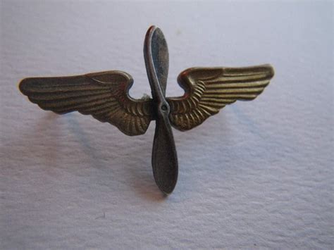 Vintage 1940s World War Ii Army Air Corps Lapel Pin