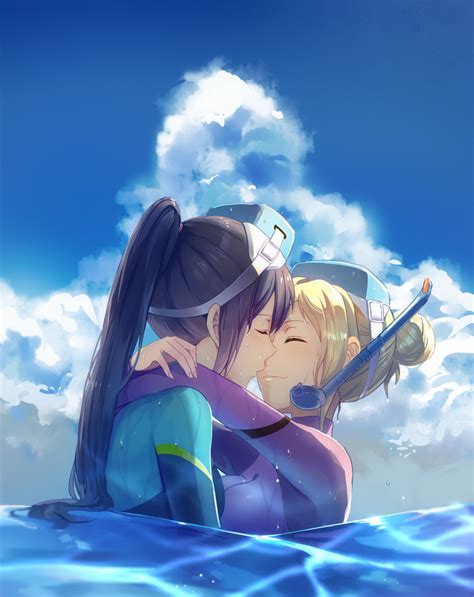 Kanan X Mari Love Live Sunshine Wholesomeyuri