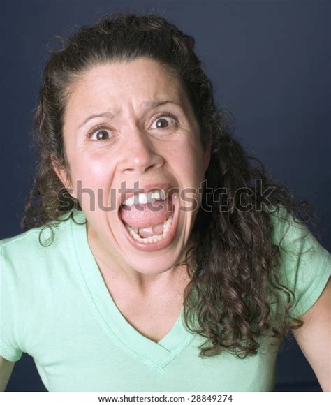 Woman Yelling Stock Photo 28849274 Shutterstock