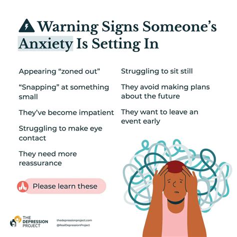Anxiety Warning Signs Coolguides