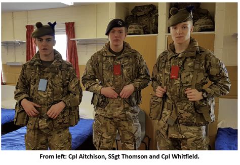 Cadets Return As Leaders Highland Reserve Forces And Cadets Association