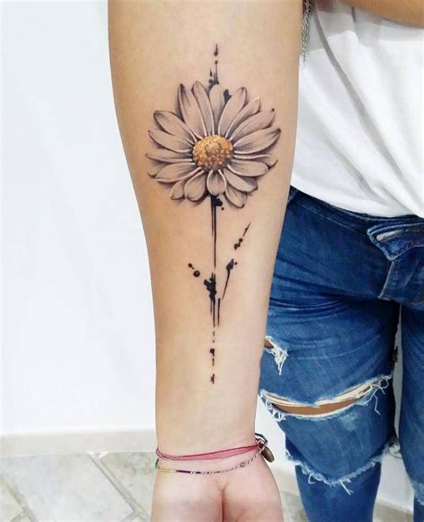 Daisytattoo Margherita Flowertattoo Badass Tattoos Dream Tattoos Body Art Tattoos Small