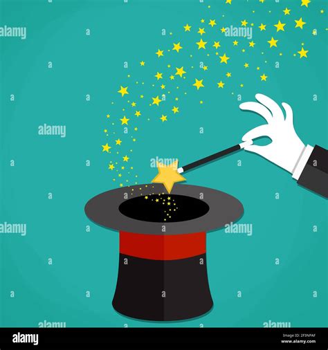 Cartoon Magicians Hands Holding A Magic Wand Stock Vector Image And Art