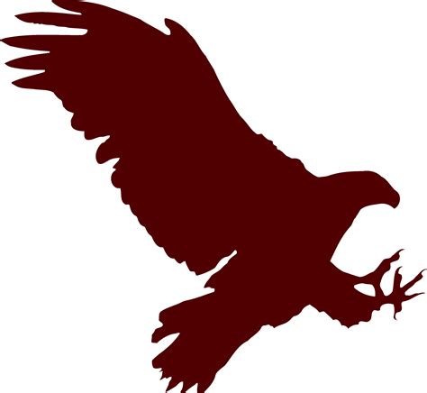 Bald Eagle Paper Silhouette Flying Eagle Png Download 30002760