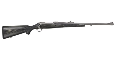 Ruger M77 Hawkeye Alaskan 375 Ruger Bolt Action Rifle With Gray
