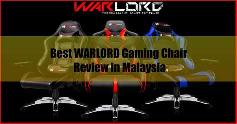 Better heat dissipation for extended usage. Best Warlord Gaming Chair Review in Malaysia