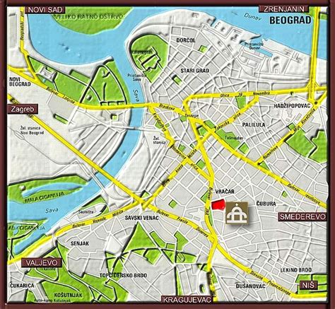 Beograd Mapa