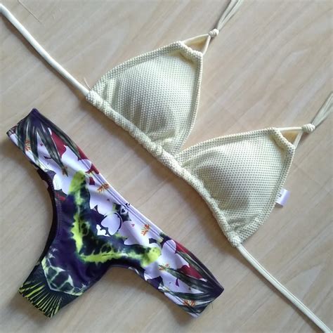 Biquine Womens 2018 Brazilian Departure Beach May Bikinis Set Retro Sex Bath Bikini Swimwear