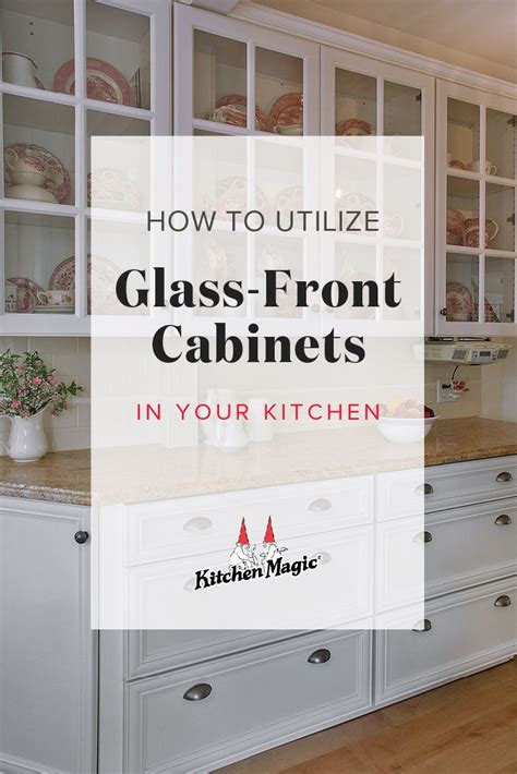 The Best Ways To Use Glass Front Cabinets In A Kitchen Design Kitchen