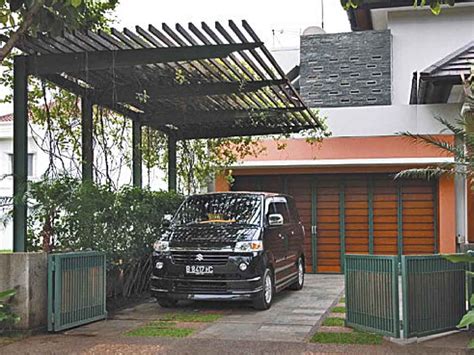 inspirasi carport minimalis pengganti garasi  ide halaman belakang