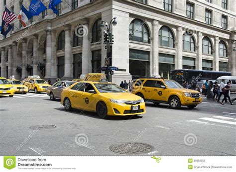 New York City Taxis Editorial Image Image 39952555