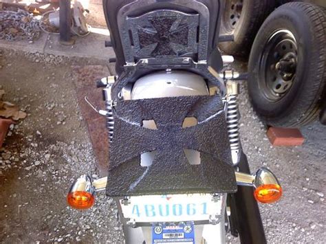 2x led motorcycle side box luggage tank hard case saddle bags for honda custom. Homemade Luggage Rack - Harley Davidson Forums