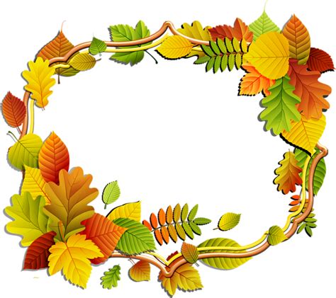 Cadre Automne Png Feuillage Autumn Frame Fall Vector