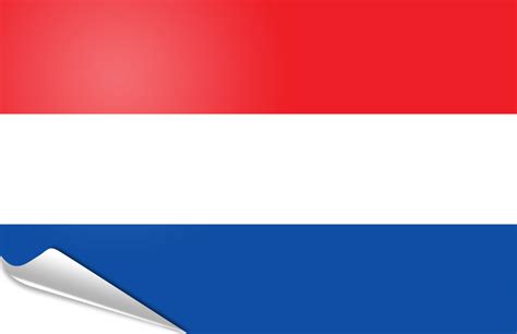 Con doppie cuciture, guaina e corda. vendita Olanda bandiera adesiva.