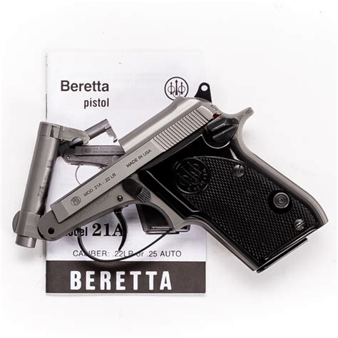 Beretta Model 21a Bobcat Inox For Sale Used Very Good Condition