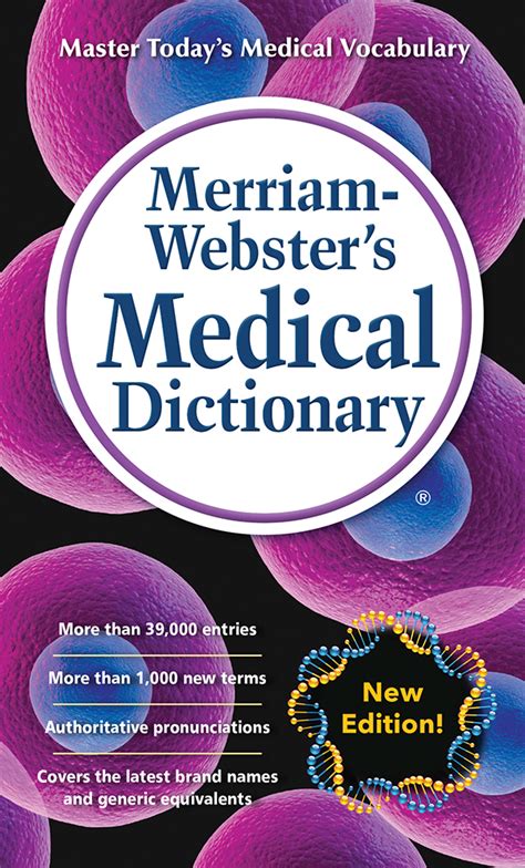 Buy Merriam Websters Medical Dictionary Mass Market Paperback