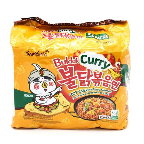 Samyang Buldak Curry Hot Chicken Flavor Ramen 5 Pack 494 Oz 140 G