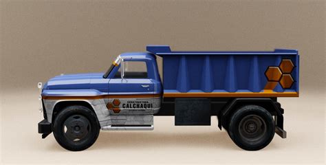 Ford Truck F600 3d Model By Frotondi