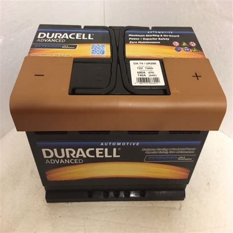 Car batteries, car battery replacement, supercharge, exide, np power, varta. Duracell DA74 Advanced Car Battery (096)