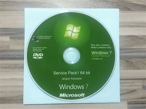 Dvd Microsoft Windows 7 Home Premium 64 Bit No License