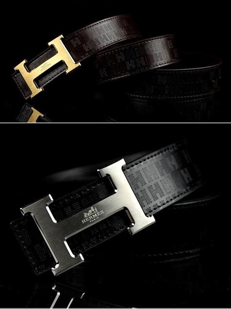 Hermes H Logo Belt With Gold Or White Gold Hardware For Men Visit