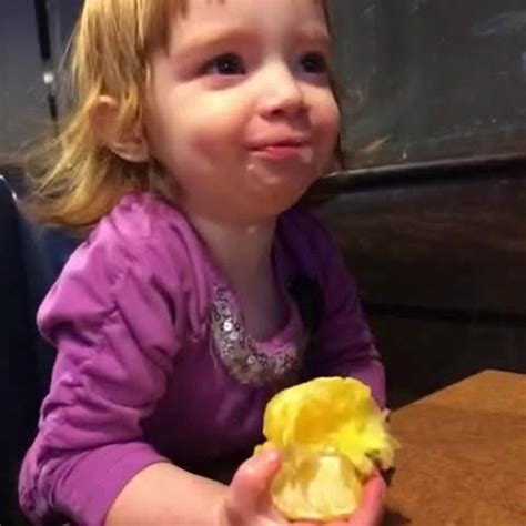 Little Girl Drools Over Orange Jukin Licensing