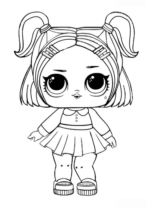 Lol Doll Unicorn Coloring Pages Zzsilope