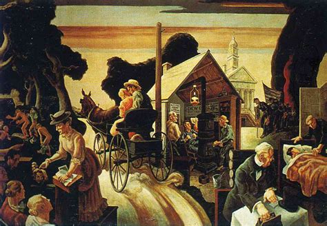 Que Embala Trigo 1938 Por Thomas Hart Benton 1889 1975 United States