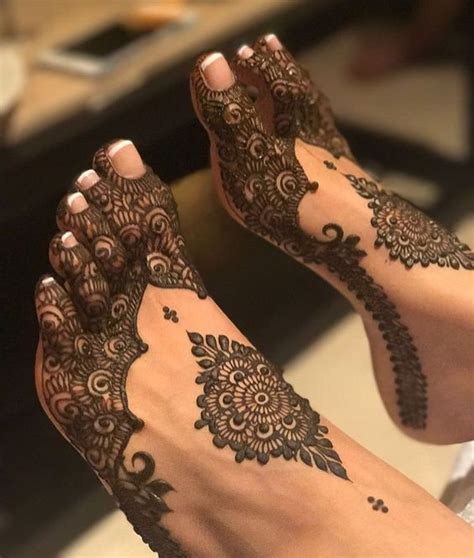 30 Modern Henna Designs For Feet Popular Henna