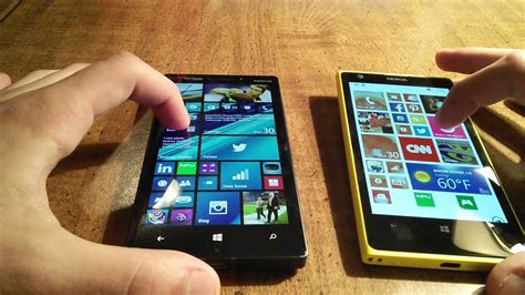 Windows Phone 8 1 Speed Test Between Lumia Icon And Lumia 1020 Youtube