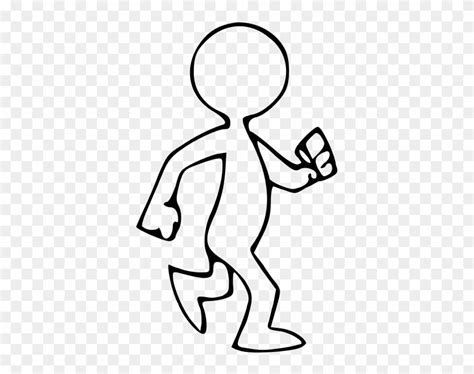 Animated Walking Man Person Walking Clipart Png Download 179200