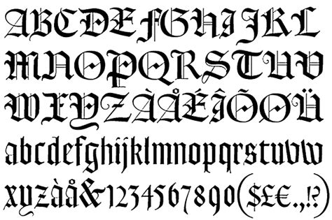 Old English Lettering Tattoos Goudy Text 1png 750×499 Lettering