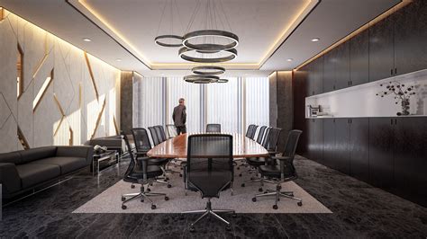 Luxurious Meeting Room Kuwait City On Behance Meeting Room Design