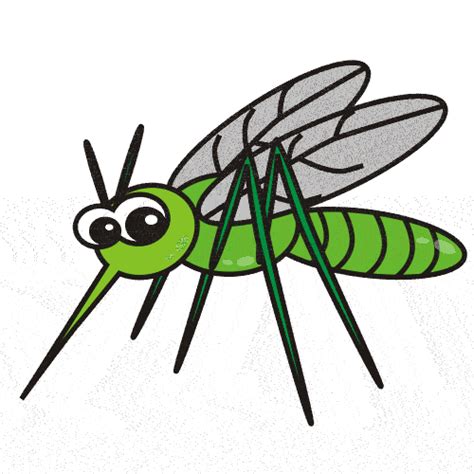 Mosquito Cartoon Free Clip Art Library