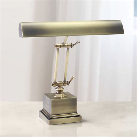 Piano Banker Lamp In Antique Brass Finish P14 202 Ab Destination