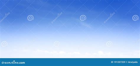 Blurred Sky Blue Background Cloud Clear Sky Blue Background Stock