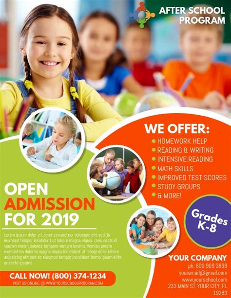 School Education Poster School Admissions Admissions Poster