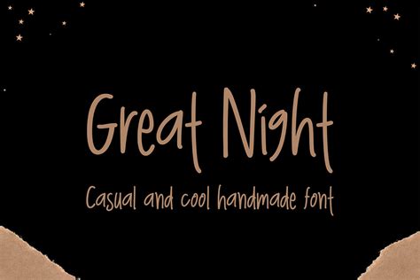 Great Night Display Font Free Download Creativetacos