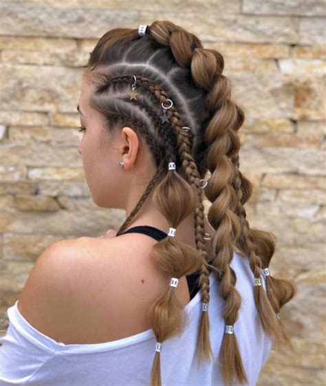 40 Summer Festival Hairstyle Ideas Mixed Different Braids