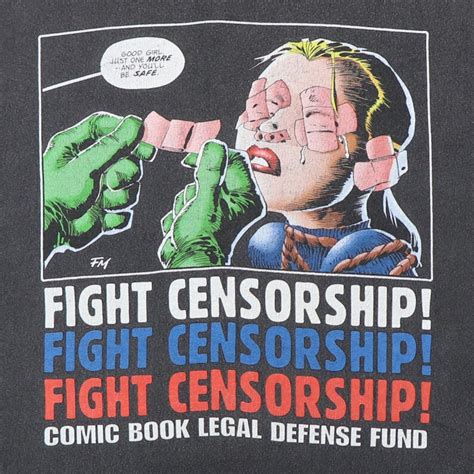 Vintage 1990s Fight Censorship Comic Book Legal Defense Fund Etsy