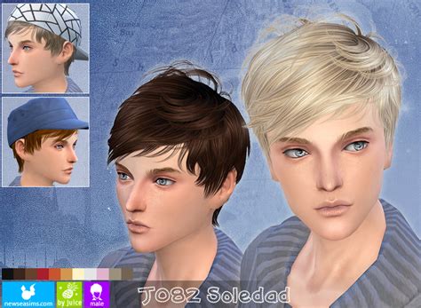 Sims 4 Hairs ~ Newsea J082 Soledad Hairstyle