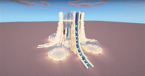 Minecraft Futuristic Tower Base Ideas And Design