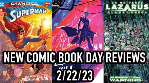 new comic book day reviews 2 22 23 youtube